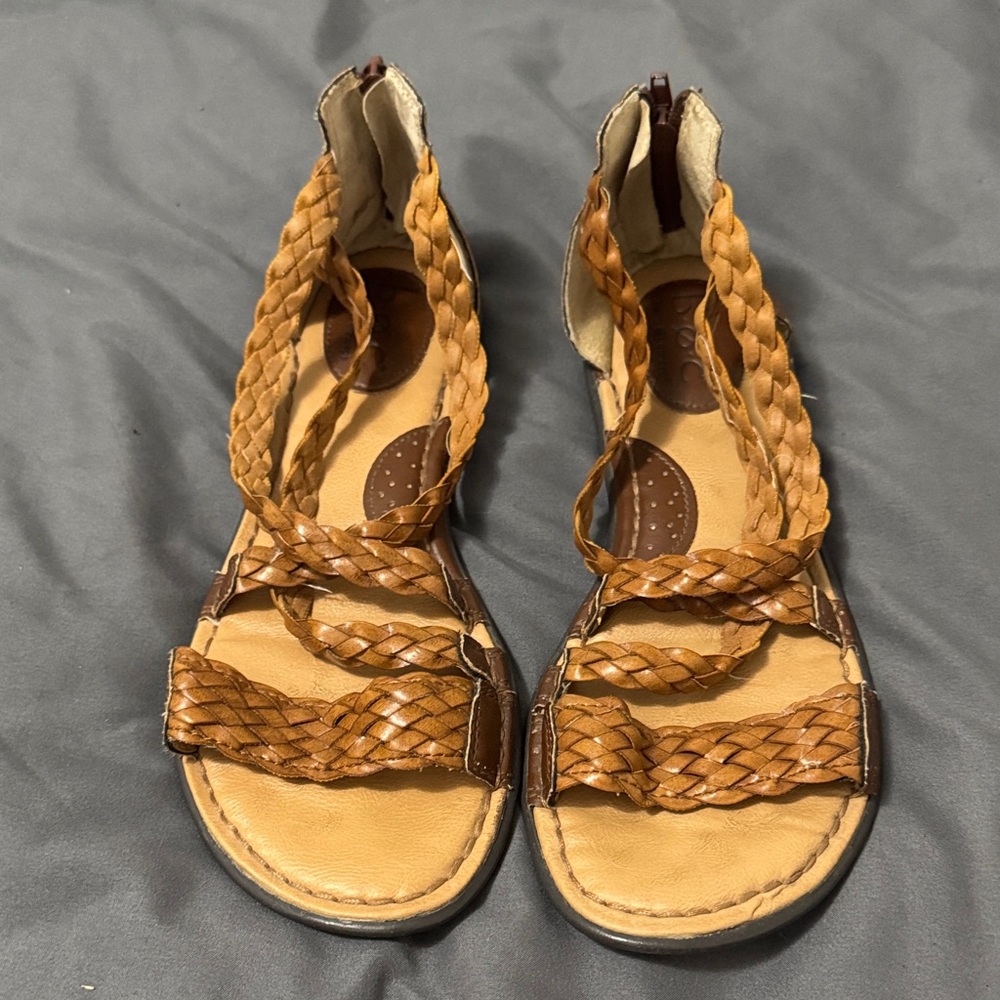 boc Braided Brown Sandals